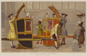 Skandaalin viimeinen pala (chromolitho)
